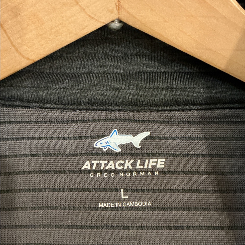 Gray And Black Quarter-Zip Pullover - image 7